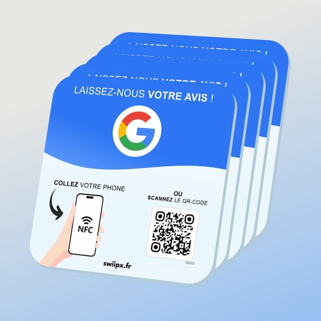 Pack Pro — 5 Plaques NFC Swiipx