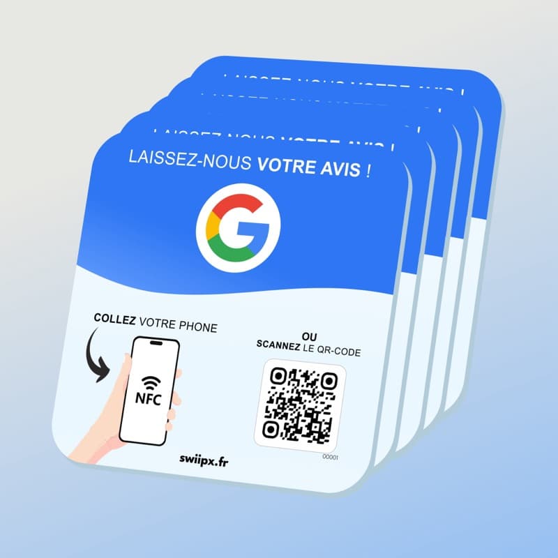 Pack Pro — 5 Plaques NFC Swiipx